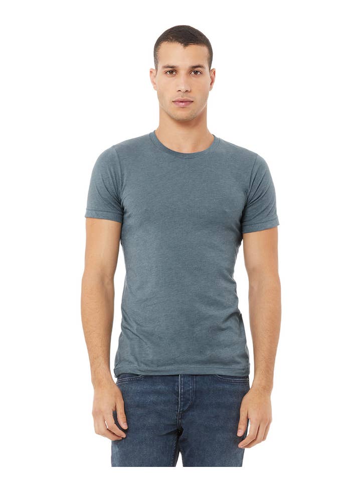 Total Apparel - Wholesale T-Shirt - Men's - Bella + Canvas Unisex Heather Blank CVC T-Shirt | 3001CVC1