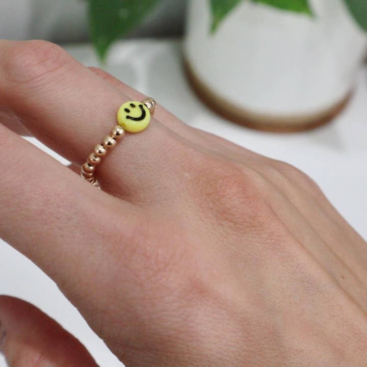 Gemello Creations – wholesale Band/stacked ring – Gold Ring, Smiley Rings