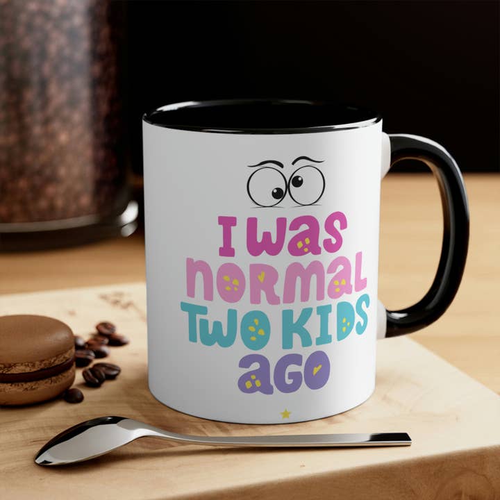 Sjovt citat Keramisk tofarvet 11 oz C-håndtag krus for engroshandel hos Pugs In Mugs Creations