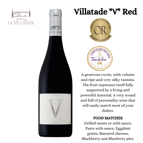 Maargo Food & Wine Wholesale – wholesale Red wine – VILLATADE "V" RED 75CL - VINTAGE 20221