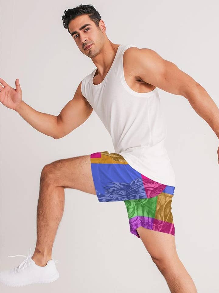 Skull Bow Jogger shorts voor heren voor wholesale door Dwayne Elliott Collection