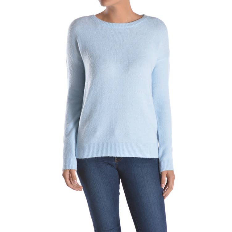 Mak – wholesale Pullovertröja - Dam – Crewneck stickad tröja med sidoslits MK801541