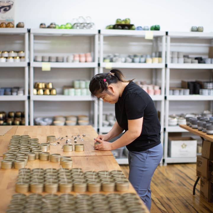 Prosperity Candle - Wholesale Jar/Filled Candle - Happiness Glass Candle Set - Handmade10