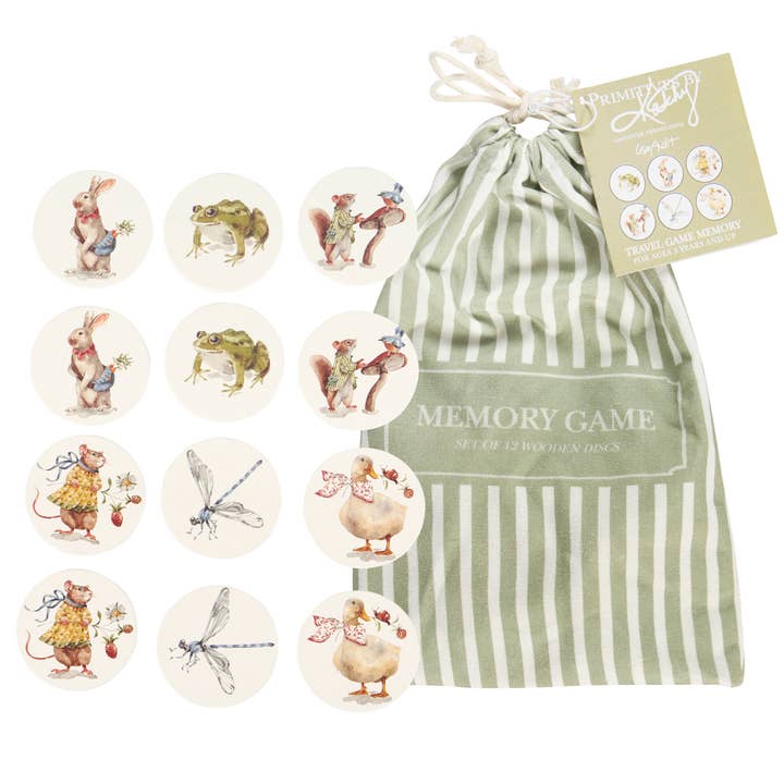Memory Garden Travel Game for wholesale by Primitives by Kathy