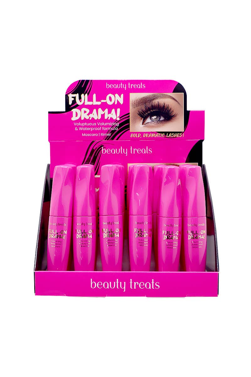 PINEAPPLE Beauty - Wholesale Mascara - Beauty Treats 833 Full-On Drama Rich Black Mascara - 24 pcs1