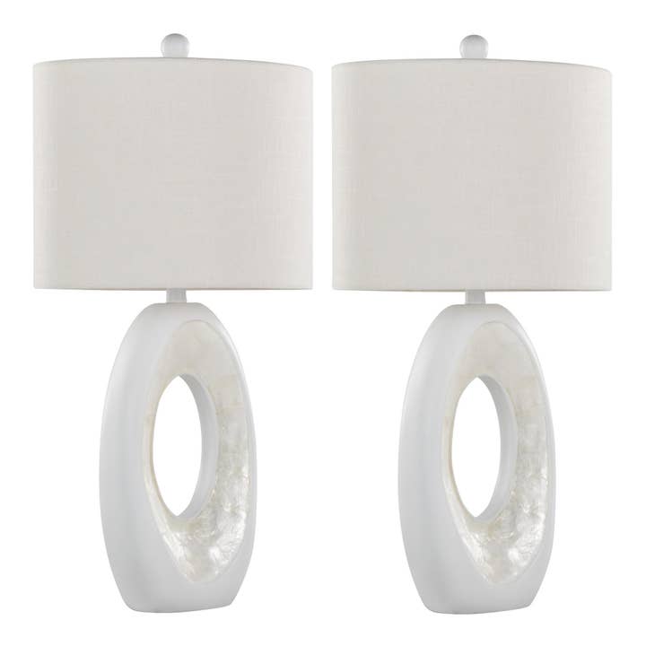 Pearl 29" Polyresin Table Lamp - Set of 2 for wholesale by LumiSource and Grandview Gallery