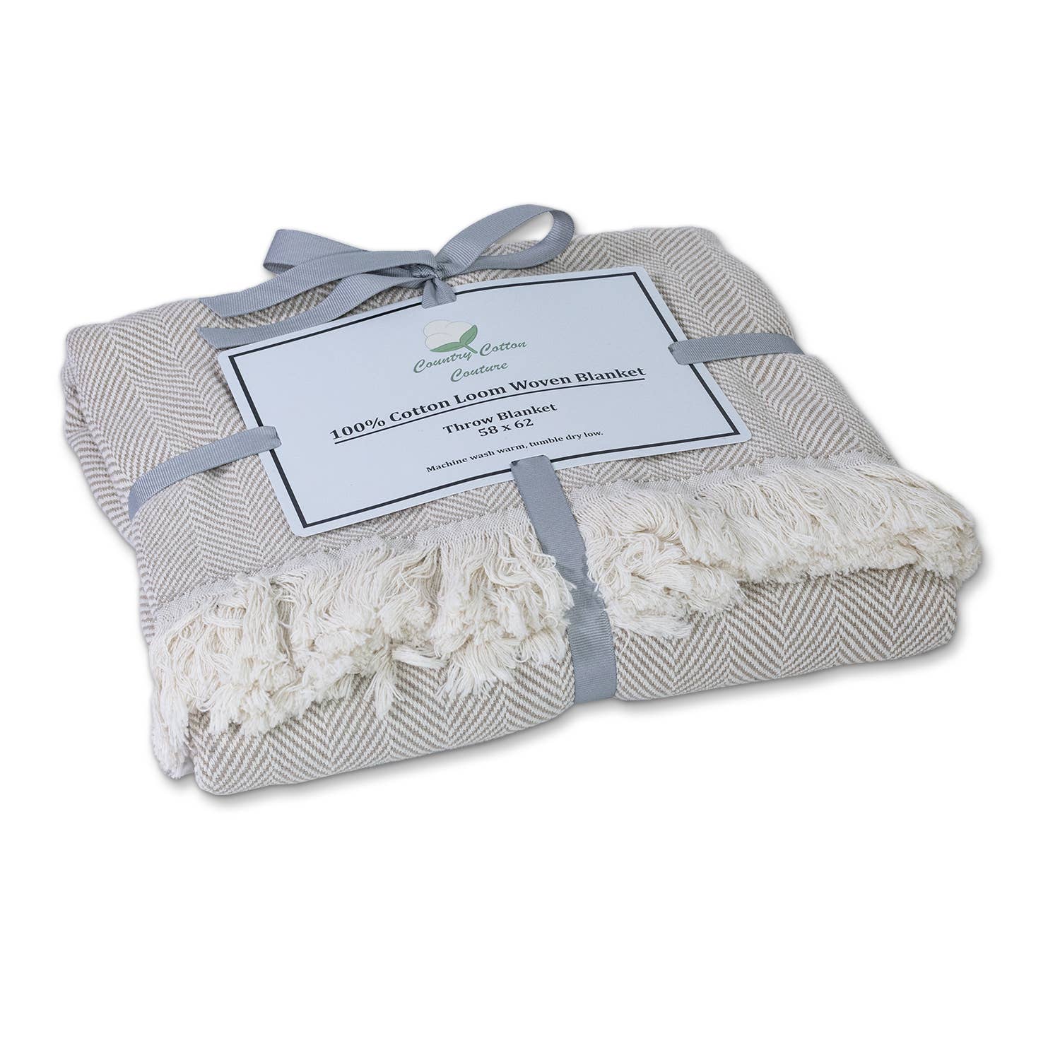 Country Cottons - Wholesale Throw Blanket - 100% Cotton Patterned Throw Blankets – 58″ x 62″8