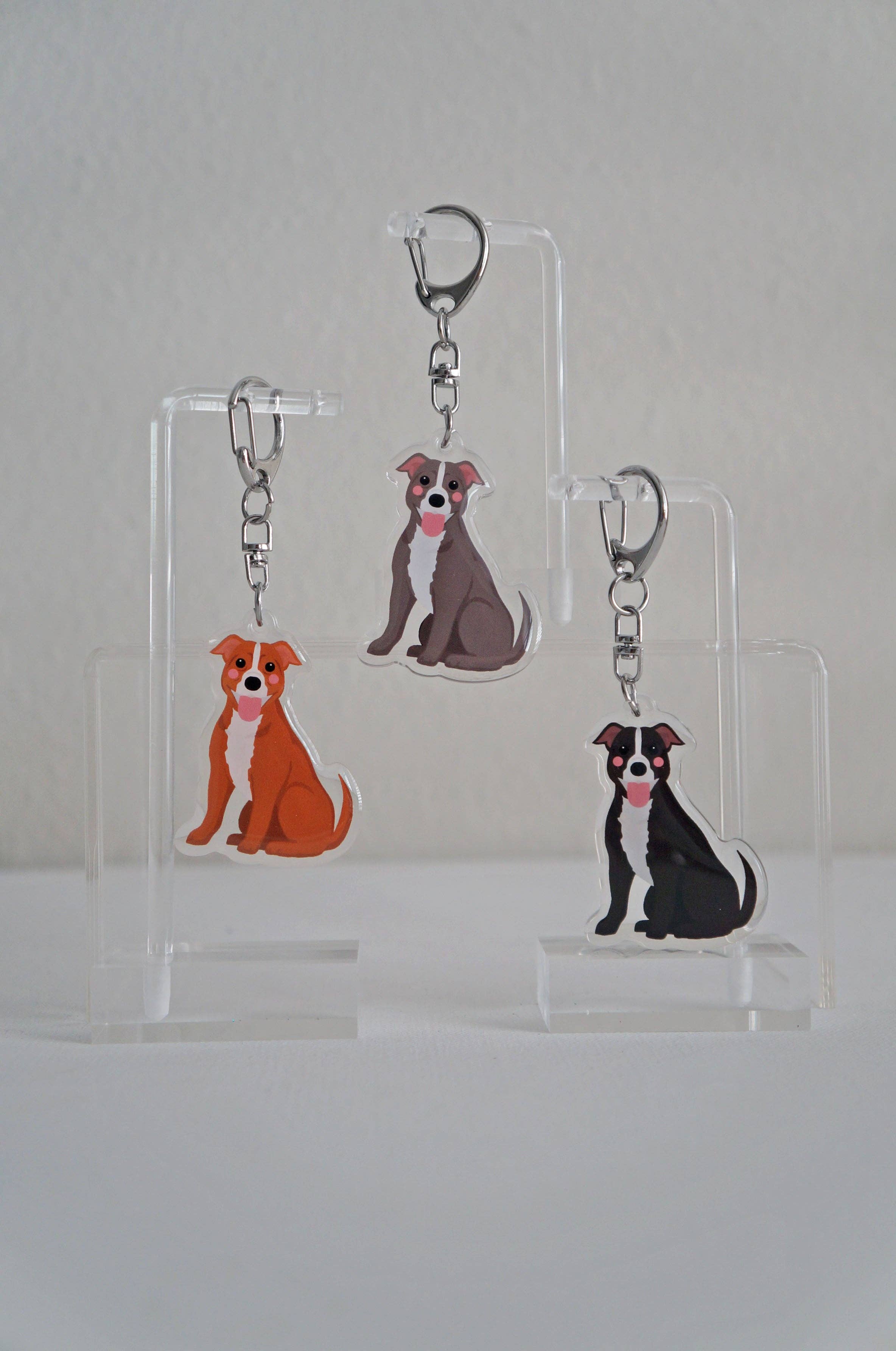 kiwi & WILLOW - Wholesale Keychain - Unisex - Pitbull Epoxy Keychain21