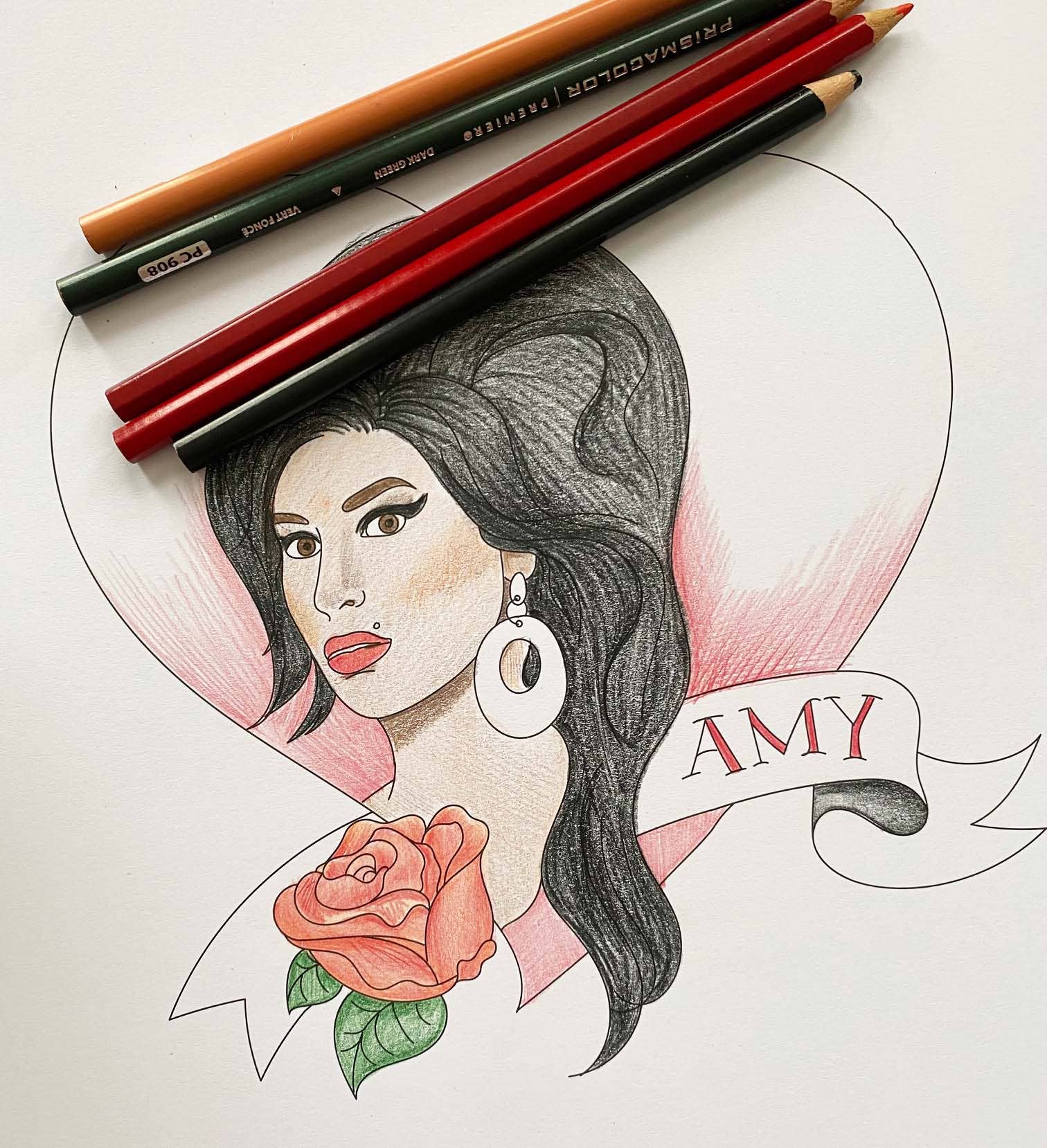 I Love Mel - Wholesale Coloring & Activity Book - Adult - AMY WINEHOUSE PAPER DOLL - BARGAIN BOX OF 303