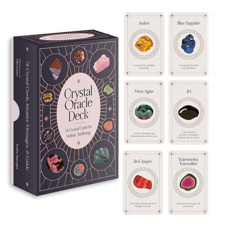 Cardshouse - Wholesale Tarot Cards - Crystal Oracle Deck Leaping Hare Press