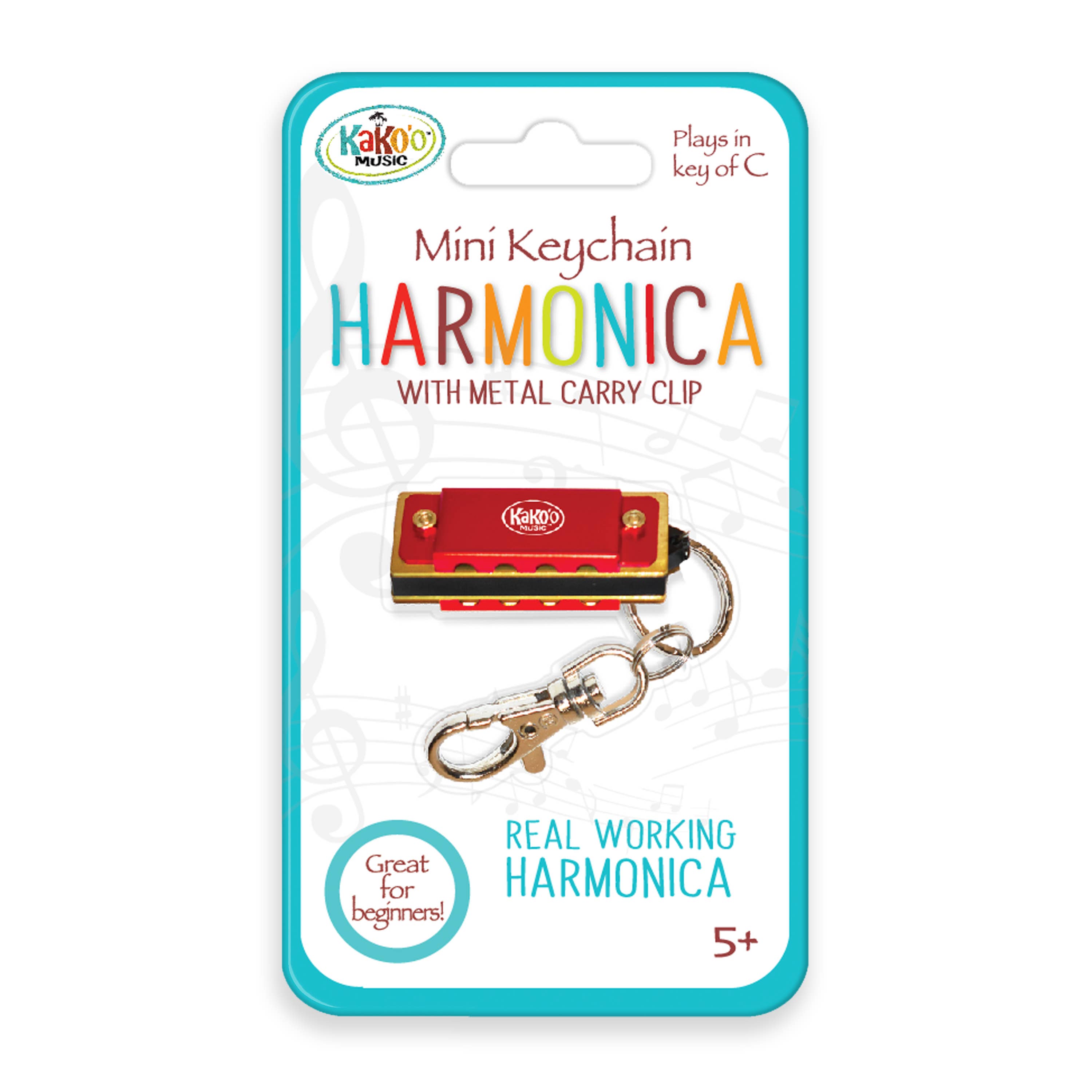 Coconut Outdoor - Wholesale Musical Instrument - KaKo'o Music - Mini Keychain Harmonicas 16pk Assortment4