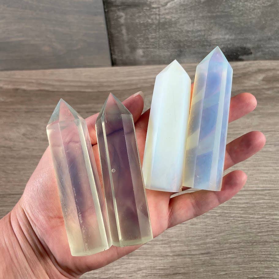 Keystone Crystals – wholesale Andlig sten/kristall – Gemstenskristall Obelisker 85–113 g | Grossist Kristalltorn Presentbutik38