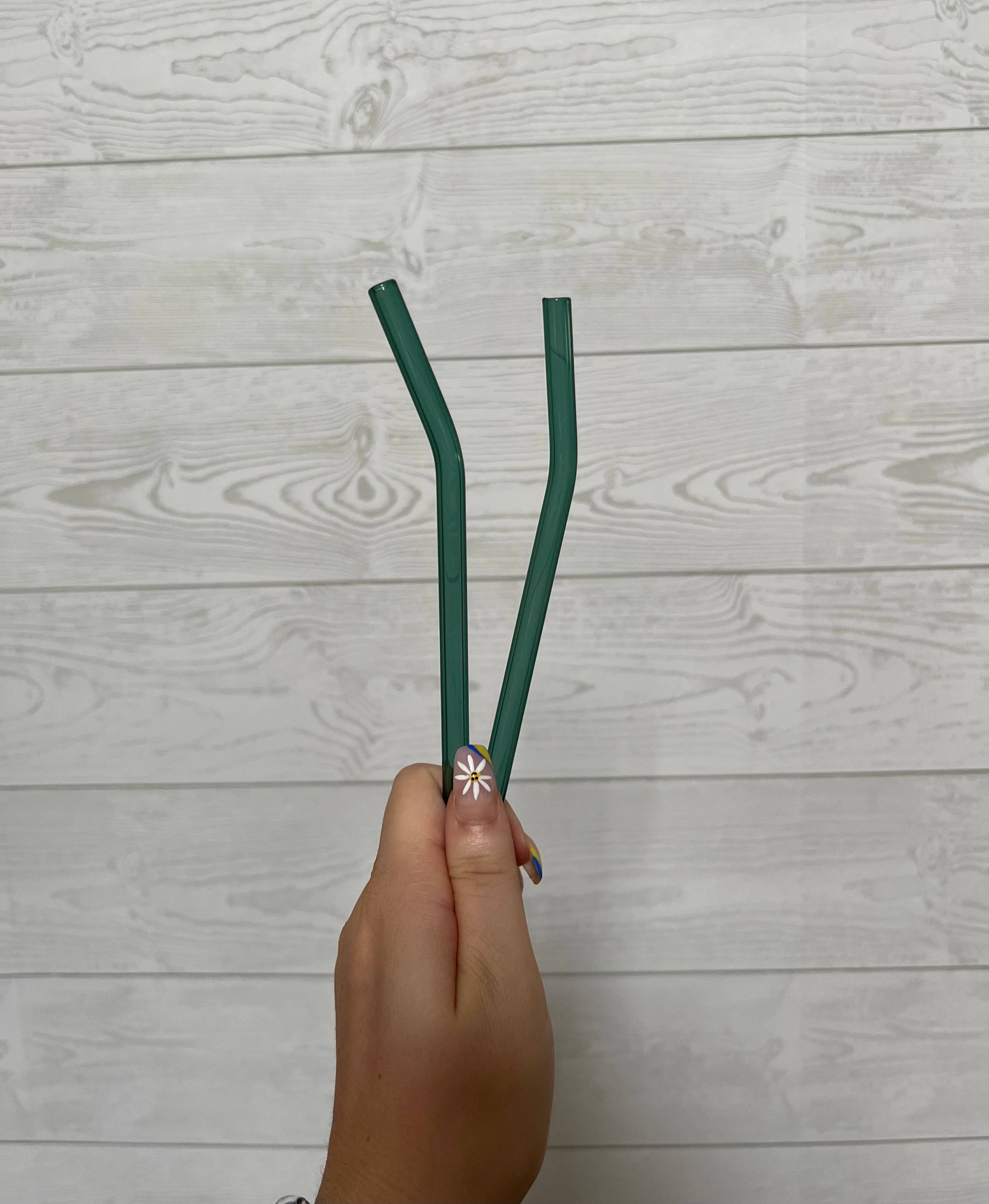 Mason Jar Designs - Wholesale Drinking Straw - Colored glass straw2