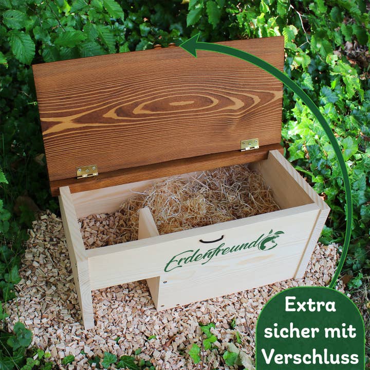 Erdenfreund - Wholesale Vogelhuisje - ERDENFREUND® Egelfiguur met slot2