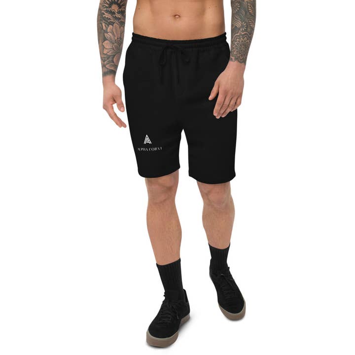 Alpha Corvi - Men's fleece shorts for wholesale by Battl Victory Records