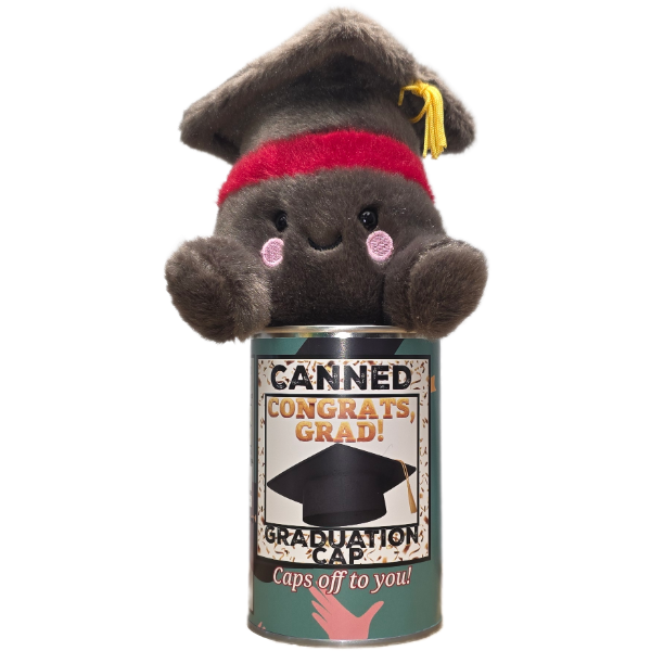Canned Gifts - Wholesale Gag Gift/Novelty Gift - Canned Graduation Cap | Graduate Gift | Plush in Can w/Jokes3