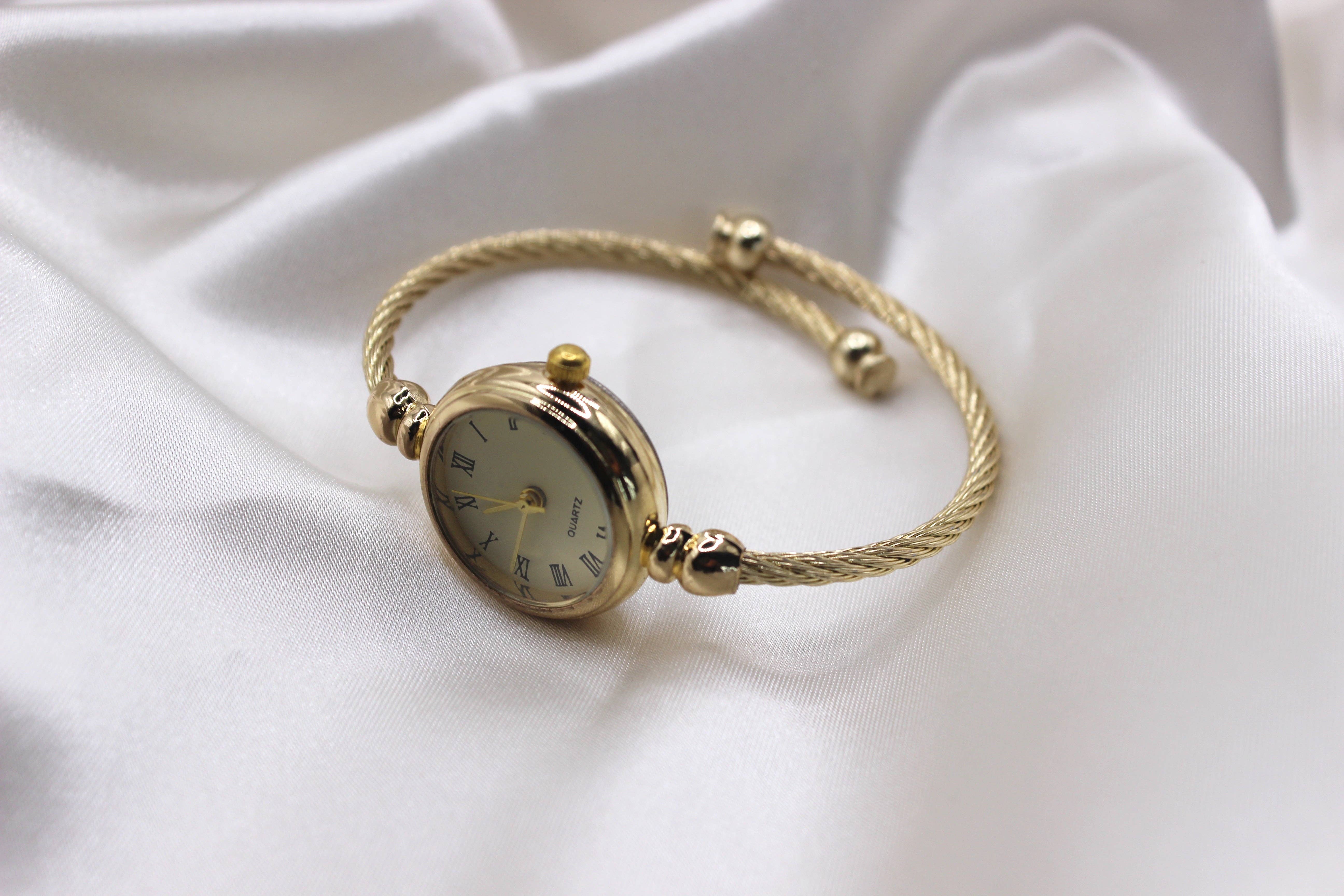 Valiente New York - Vendita all'ingrosso Orologio da polso - Donna - Orologio vintage in oro1