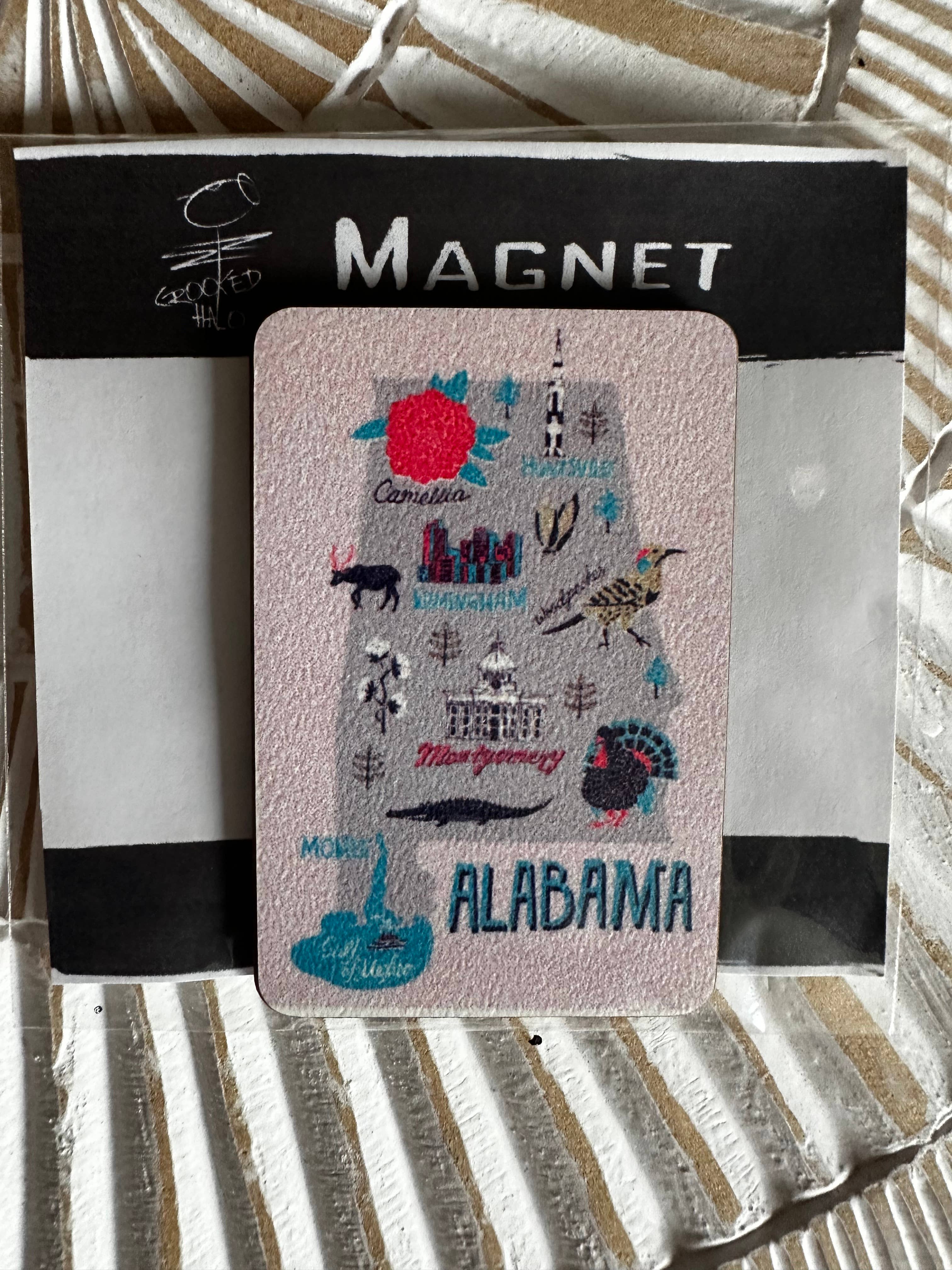 Crooked Halo – Großhandel Magnete – State Magnet (Alle 50 Bundesstaaten)0