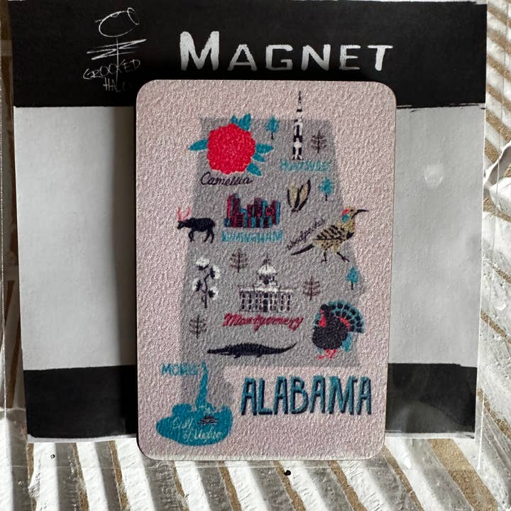 Crooked Halo – Íman por atacado – Íman de estado (Todos os 50 estados)