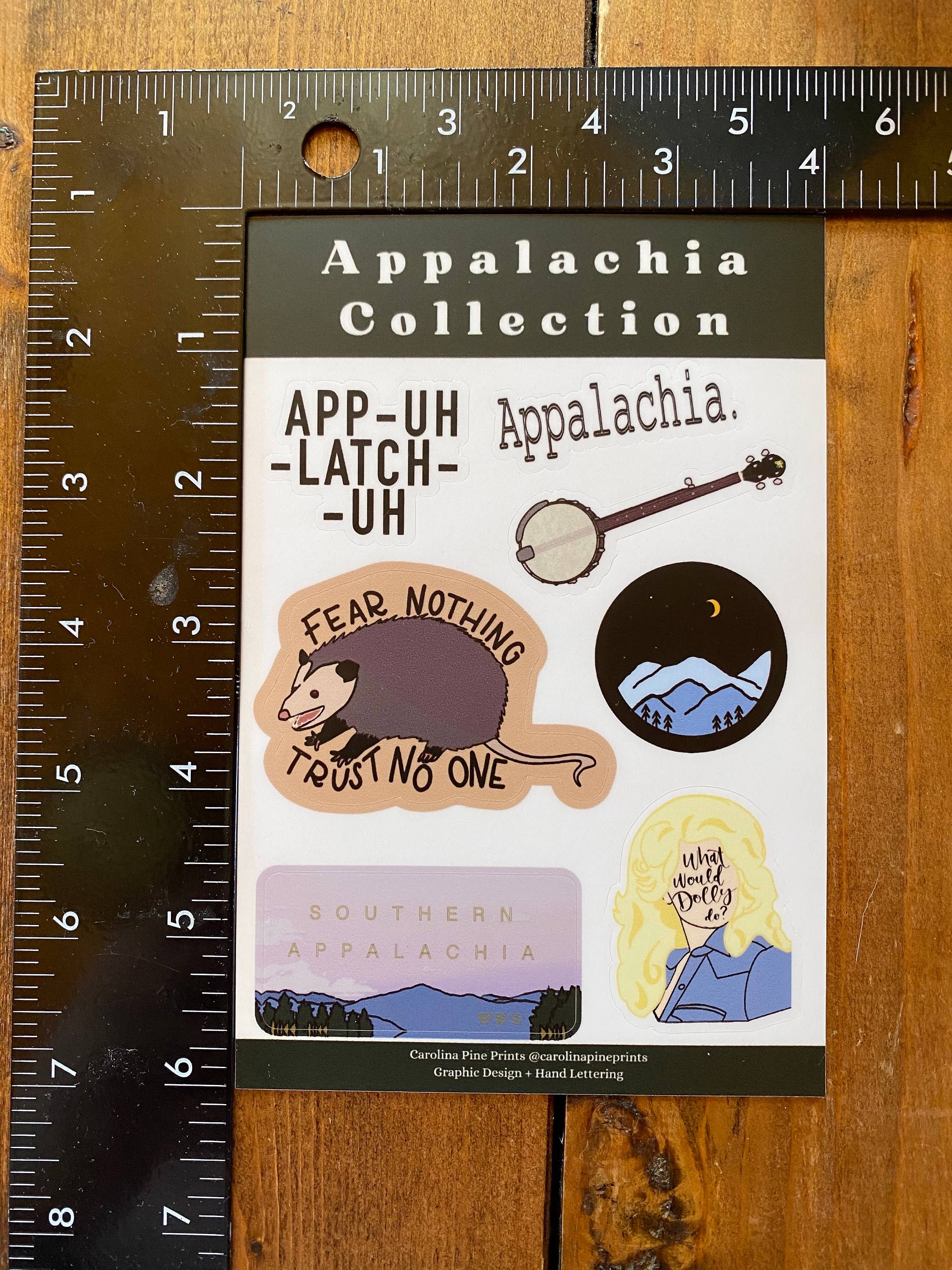Carolina Pine Prints - Wholesale Sticker - Appalachia Collection- assorted stickers, Gift for Appalachi2