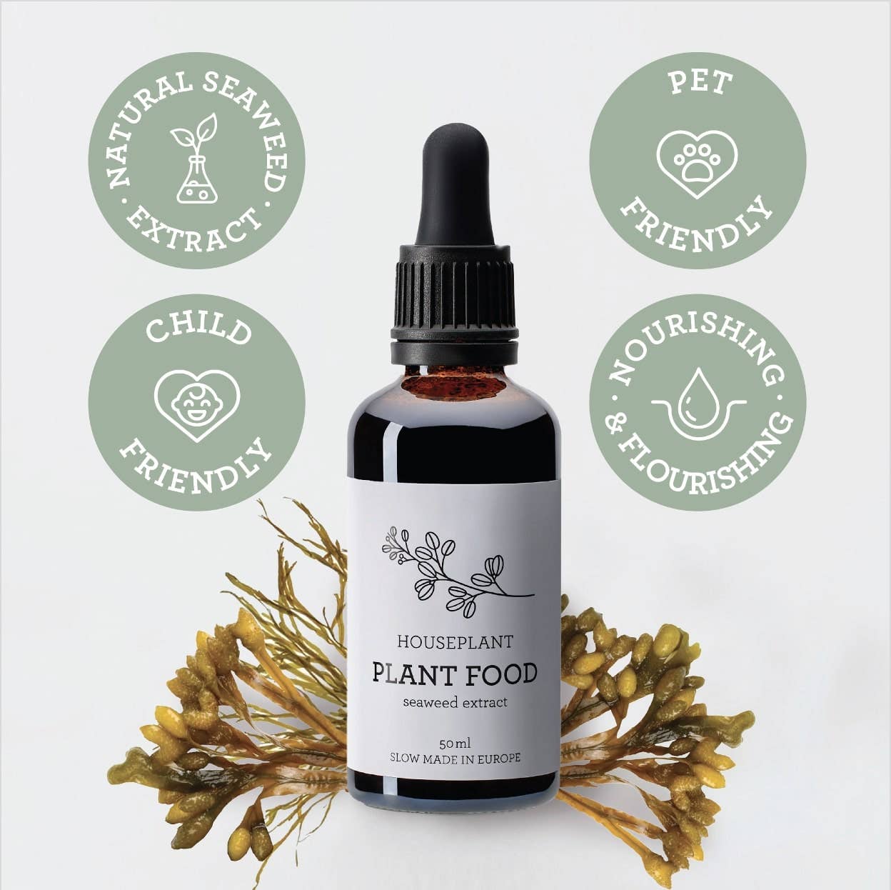 Generosa – Fertilizante por atacado – FERTILIZANTE LÍQUIDO ORGÂNICO | Alimento Vegetal Extrato de Algas Marinhas 50 ml1