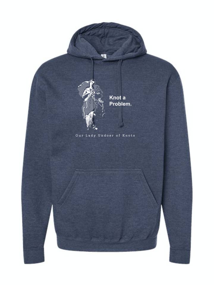 Sock Religious - Wholesale Hoodie - Unisex - Knot a Problem - Our Lady Undoer of Knots Hoodie Sweatshirt