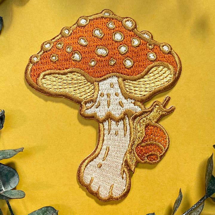 Mustard Beetle - Wholesale Patch - Iron on Patch: Mushroom4