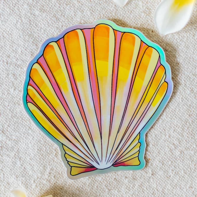 Left Right Design - Wholesale Sticker - Sunrise Shell Sticker0
