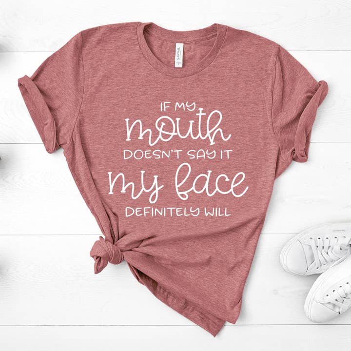 If My Mouth Doesn't Say It - Unisex Tee för wholesale av GirliesGalore