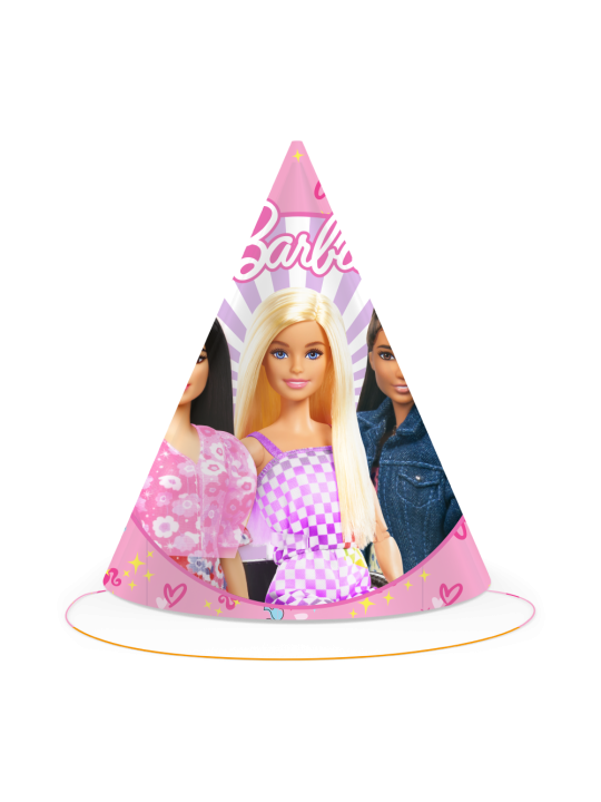 Dream Party - Wholesale Party Hat/Crown - 6 BARBIE HATS0