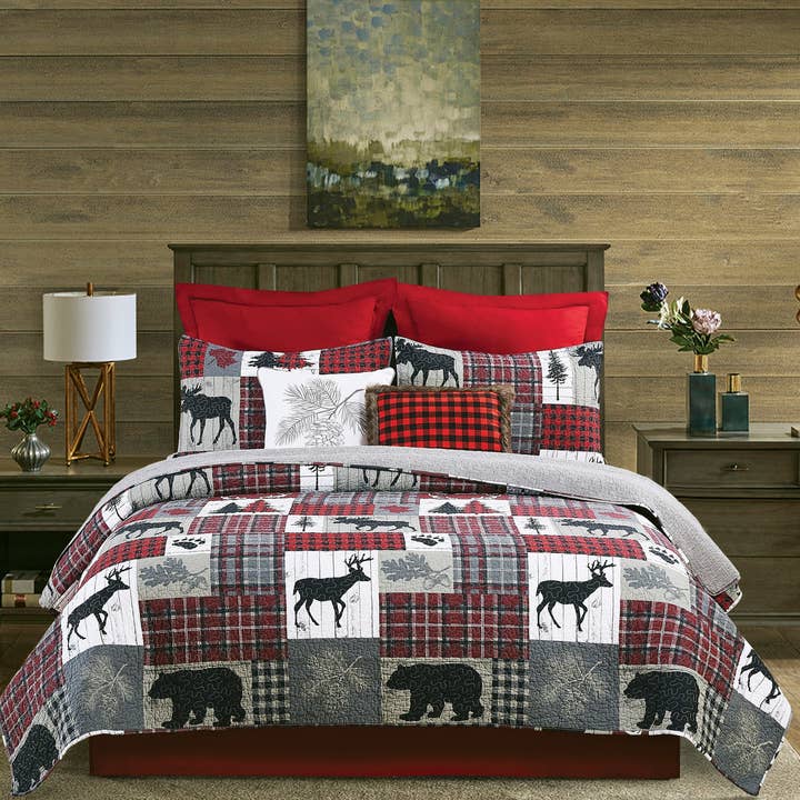 C&F Home - Wholesale Throw/Decorative Pillow - Christmas Buffalo Check Throw Pillow2