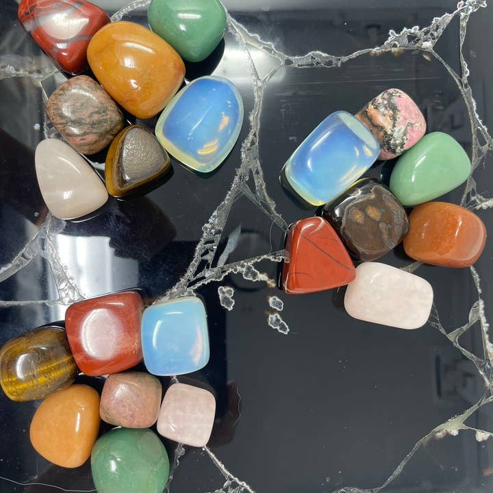 Crystal Deal - Wholesale Retailer Sample - Home Decor - 7 Chakra Healing Stones sets, 2-3 CM, 3 Sets