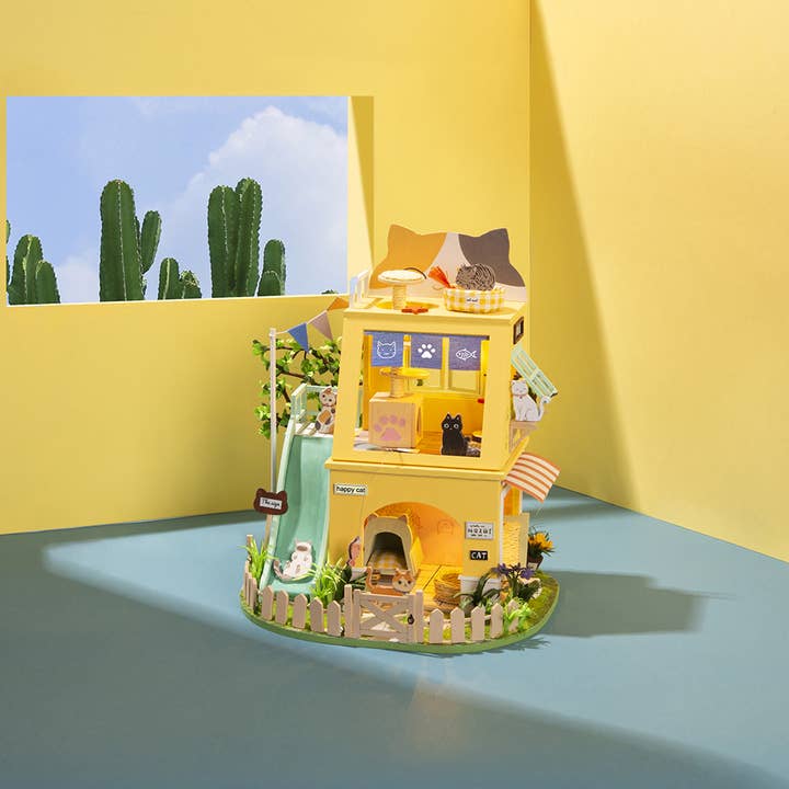 Robotime - Wholesale DIY Craft Kit - DG149 Cat House2
