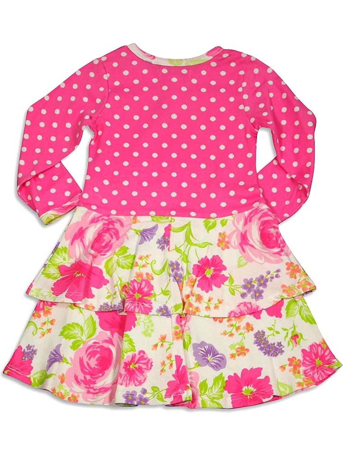 Eastern Off Price - Wholesale Dress - Baby - Baby Lulu - Baby Girls Long Sleeve Ana Dress3