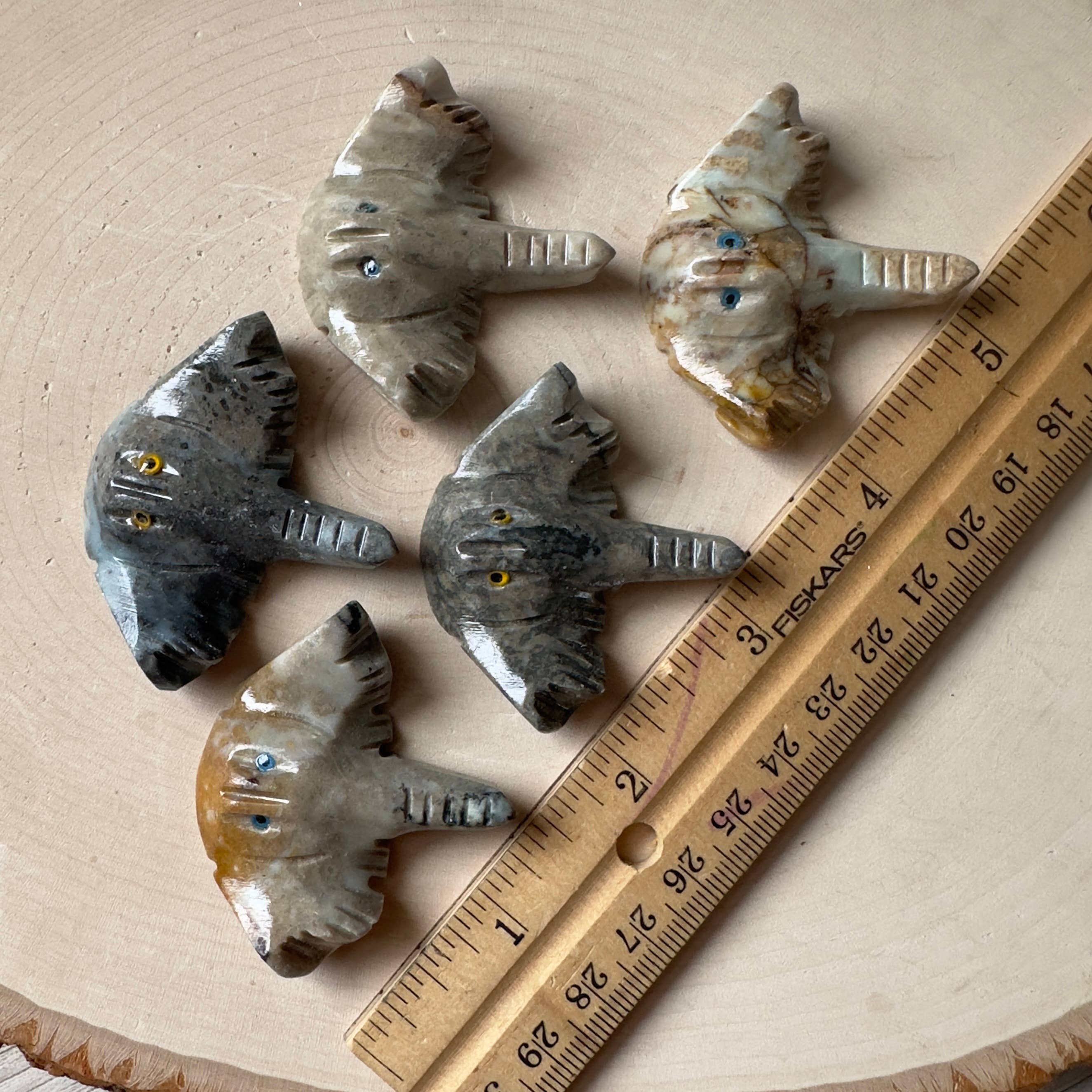 Pebble House - Wholesale Spiritual Stone/Crystal - Soapstone Animal Carving  30+ Varieties - Crystals & Stones55