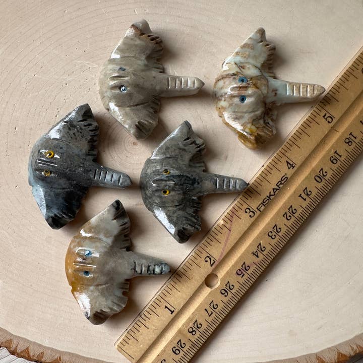 Pebble House - Wholesale Spiritual Stone/Crystal - Soapstone Animal Carving 30+ Varieties - Crystals & Stones55