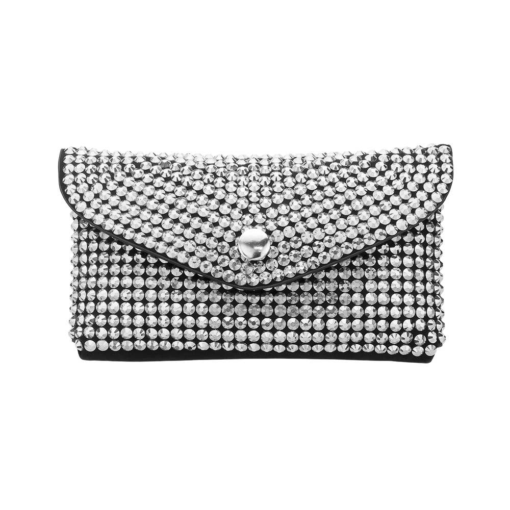 Sensibling Corp. - Vente Sac ceinture – femme - Sac ceinture / sac bandoulière enveloppe à strass15