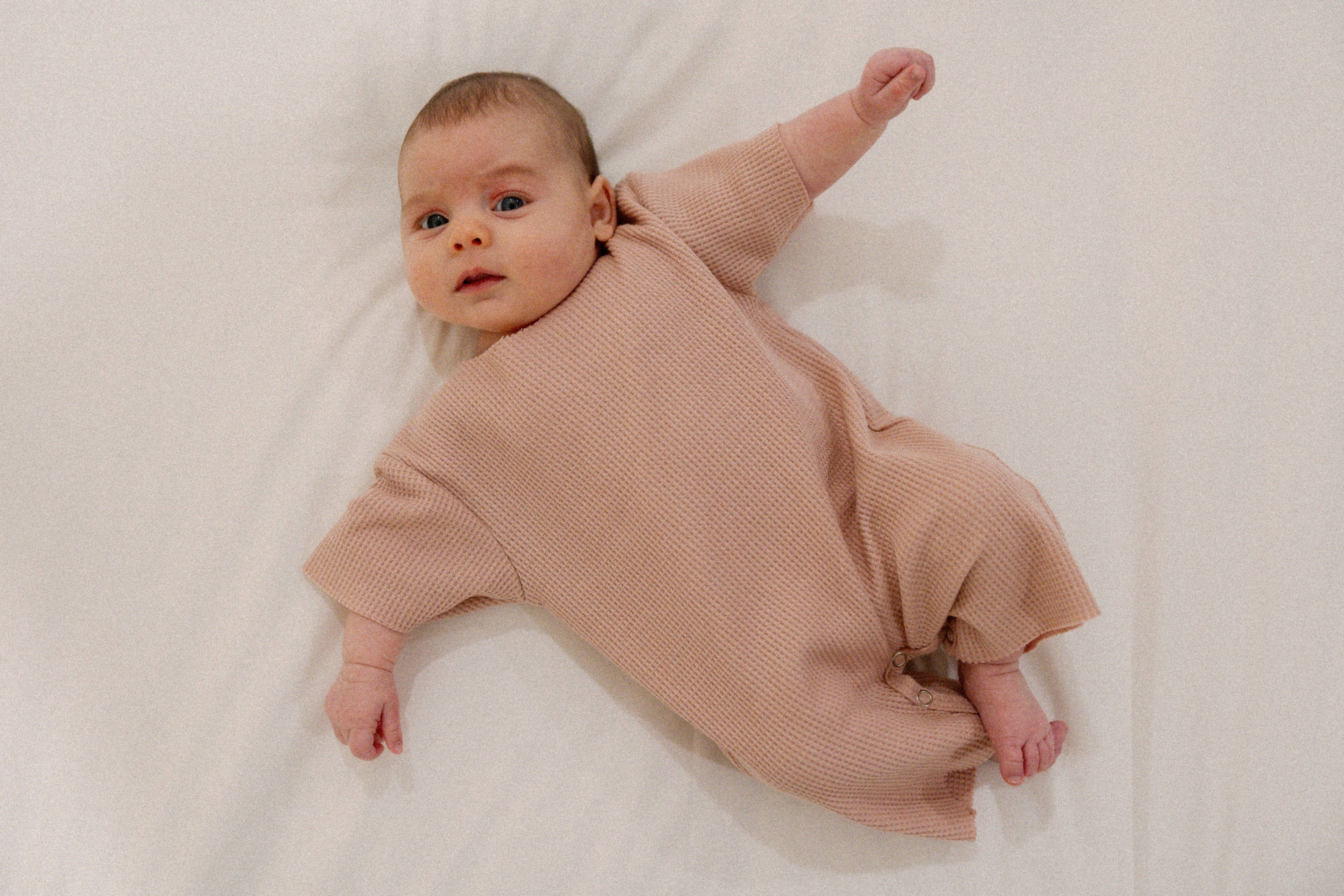 Winnie + Crew – wholesale Bodysuit (non-footed) – Baby – Jo Romper in Pink