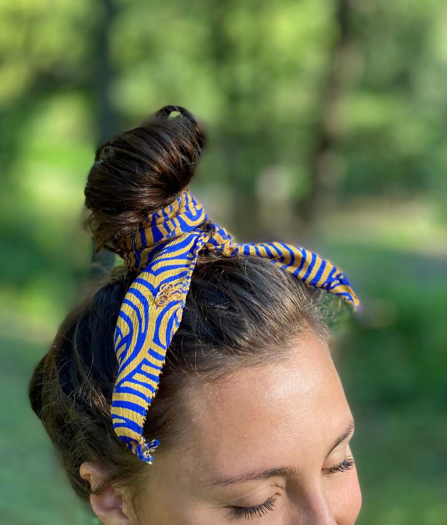 Seeds - Wholesale Fashion Headband - Women's - Silk Headband | Recycled Silk Sarees Made in India Unique1