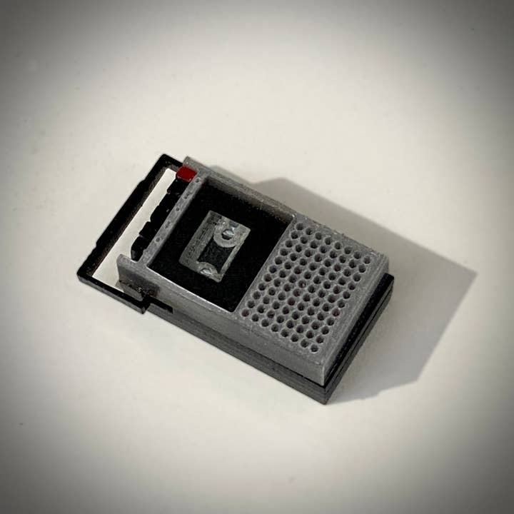 Itty Bitty Mini Mart - Wholesale Decorative Tabletop Object - Miniature Tape Player 1:12 Scale1