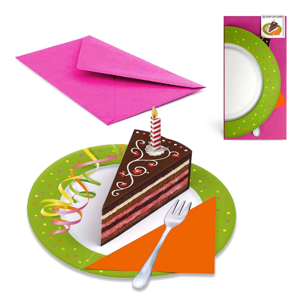 Bärenpresse - Wholesale Birthday Card - POP-UP birthday cake2
