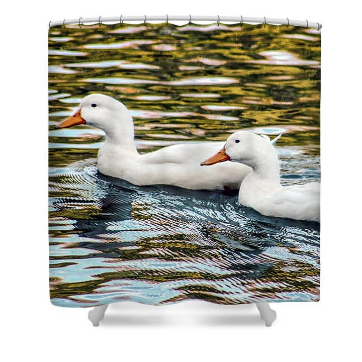 BADEFORHÆNG „DE KUNSTNERISKE GÆS TIL EN TUR“ for engroshandel hos sorayadapuzzostore