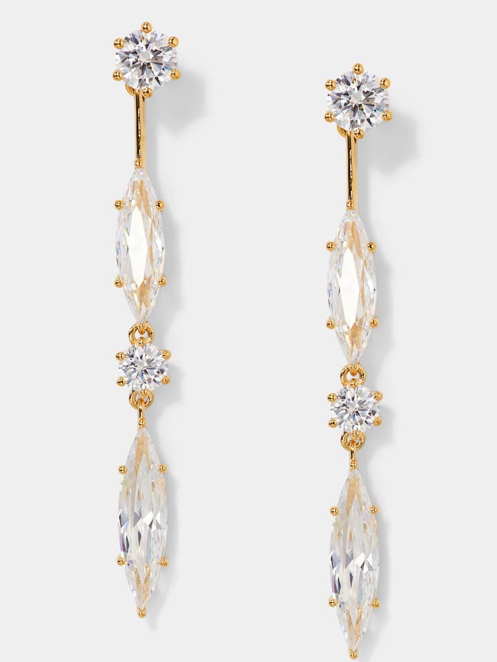 BRINCOS FRENTE E VERSO BEATRIX CZ por atacado de NADRI