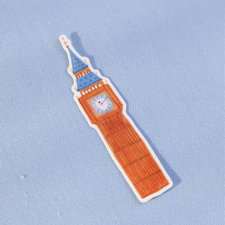 Big Ben - Illustrated Sticker for wholesale by Emma Holmes Art