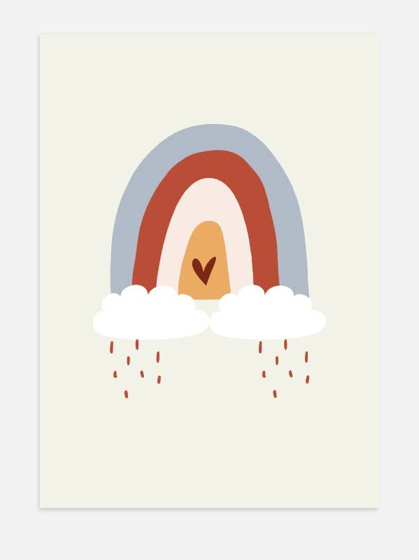 Poster arcobaleno beige per la vendita all'ingrosso da parte di Ouéso