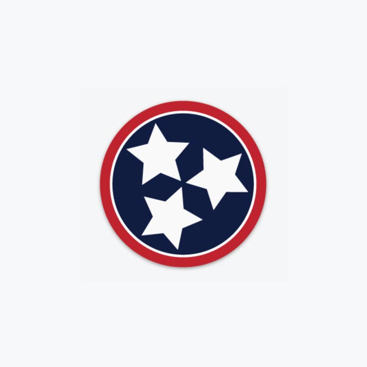Tennessee Tristar Sticker for wholesale by Cotton Mule