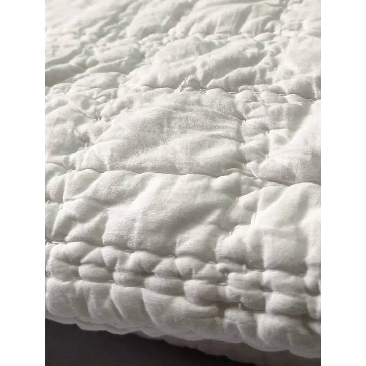 Neem Living - Wholesale Quilt - Check Box Quilt 104"x92"6