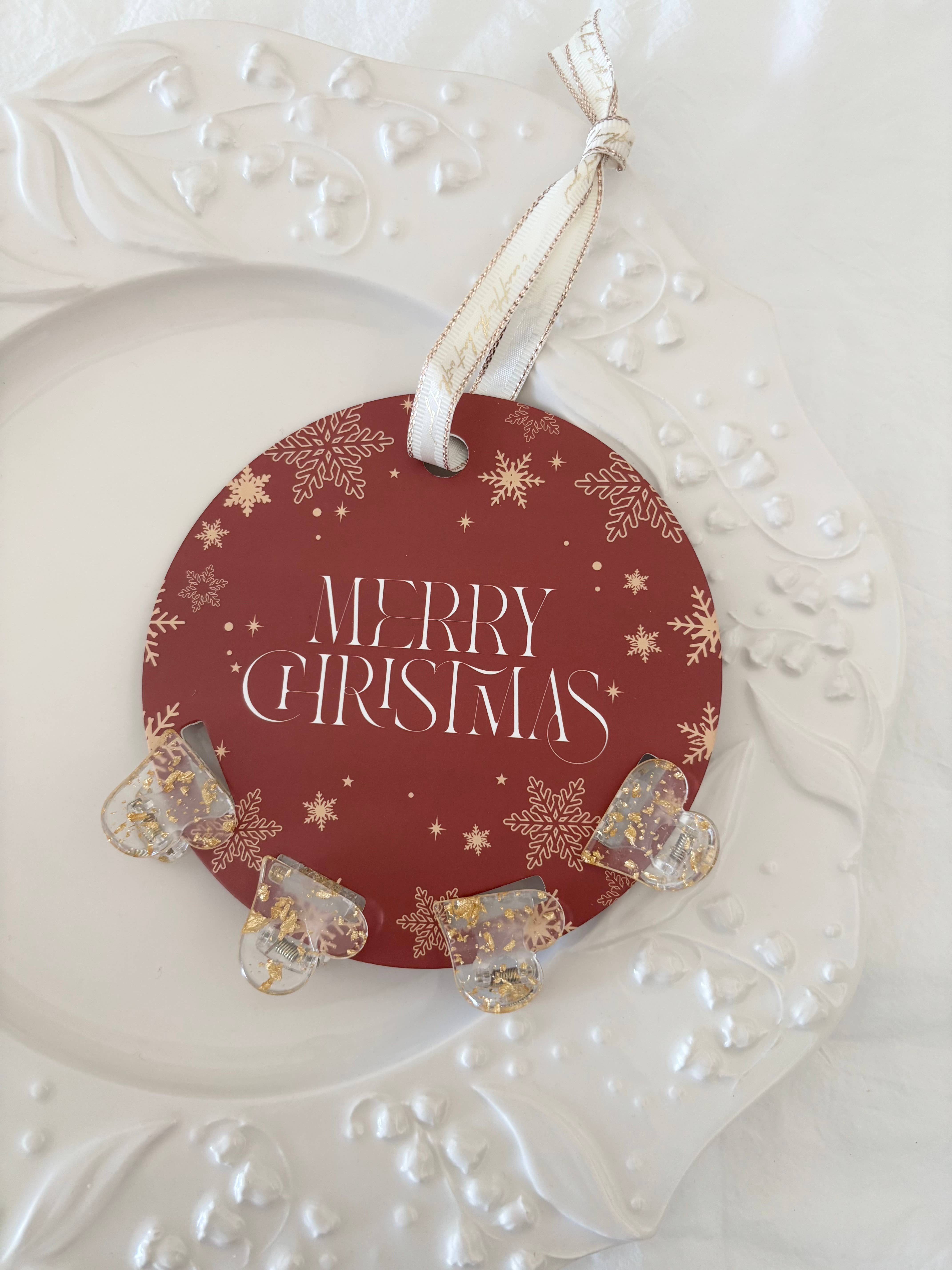 LoveLina - Wholesale Hair Clip - Women's - Mini Heart Shape Holiday Christmas Set (DOLCE CHRISTMAS)4