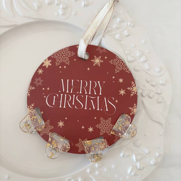 LoveLina - Wholesale Hair Clip - Women's - Mini Heart Shape Holiday Christmas Set (DOLCE CHRISTMAS)4