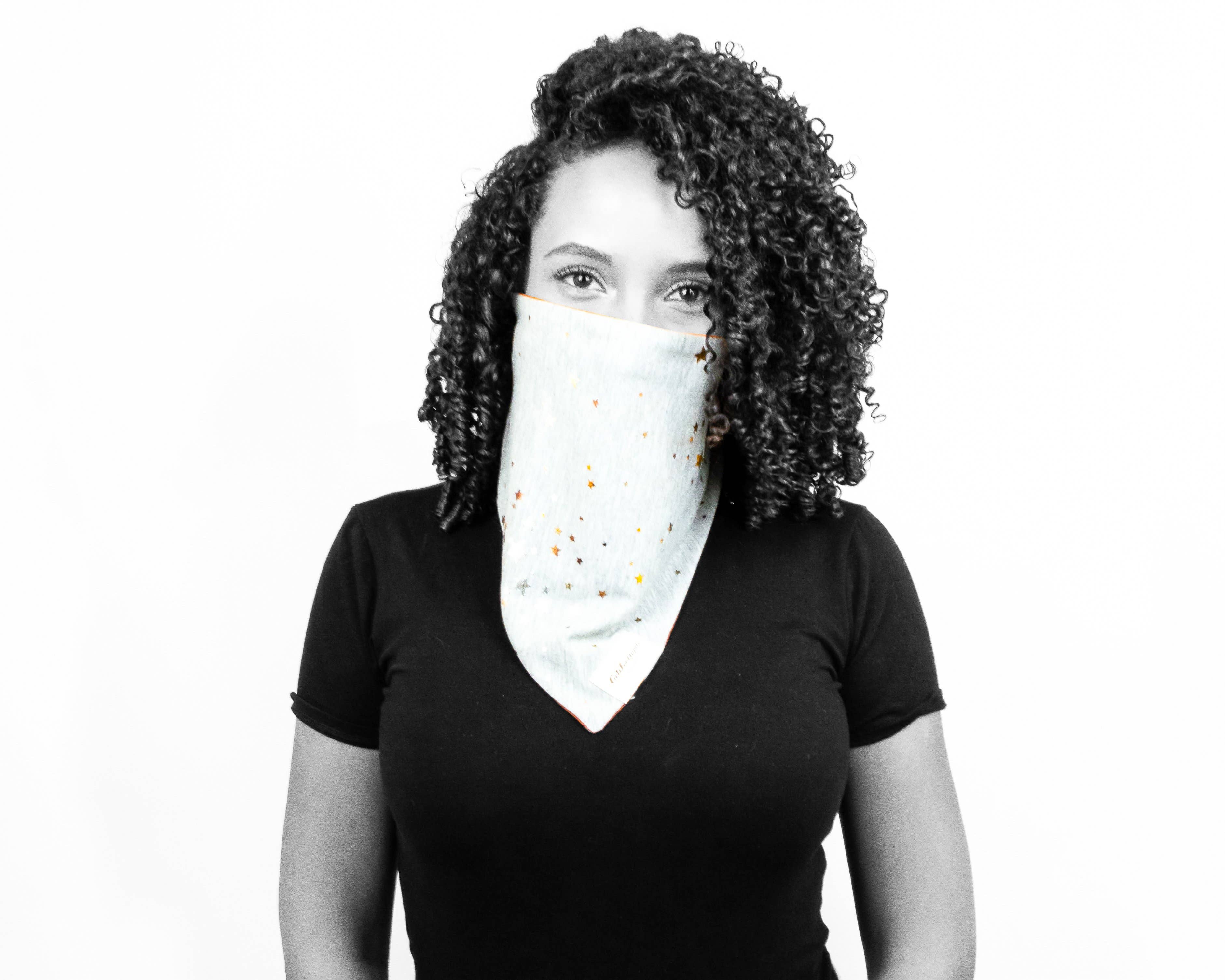 Maskdanna by Califortunate - Wholesale Non-Medical Disposable Mask - MASKDANNA SHOOTING STAR FRENCH TERRY HEATHER4